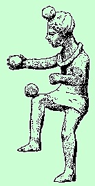 juggling statue