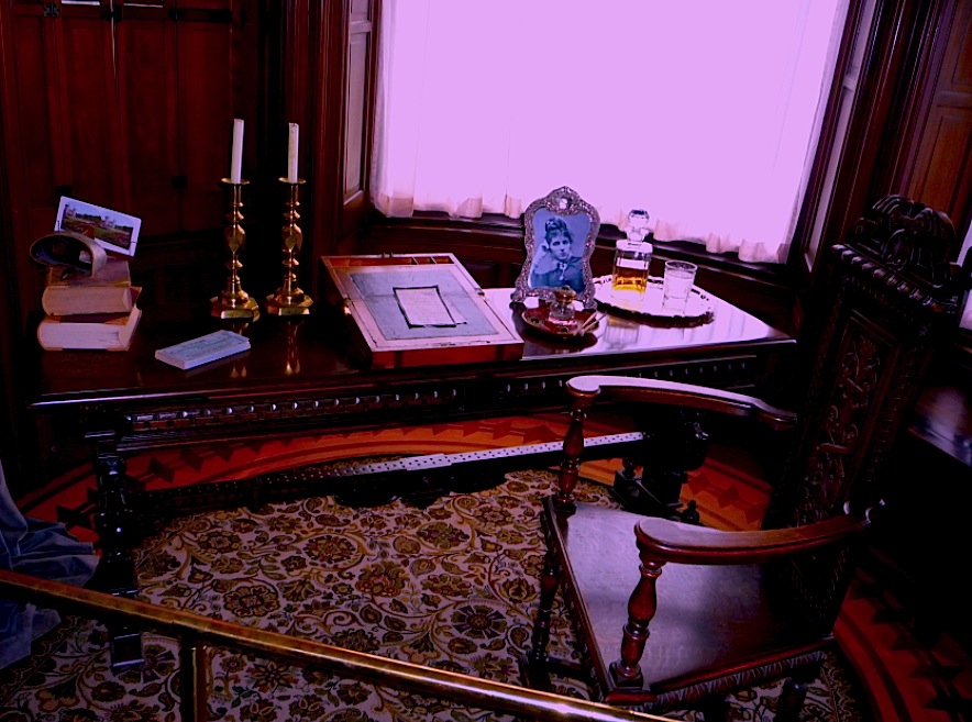old-fashioned writing desk in Victoria
