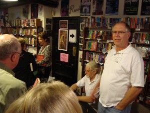 Stan making the most of a book signing