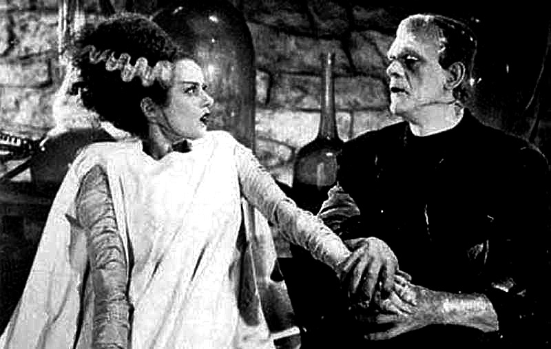 bride meets frankenstein