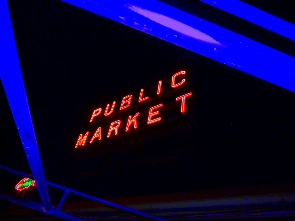 public market sign