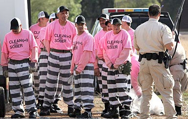 Prisoners in Arpaio's jail