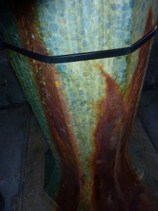 oxidized pole