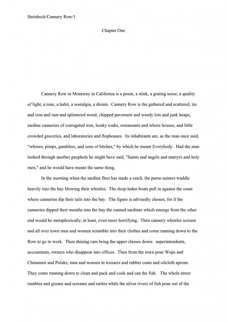 A4 Cannery Row