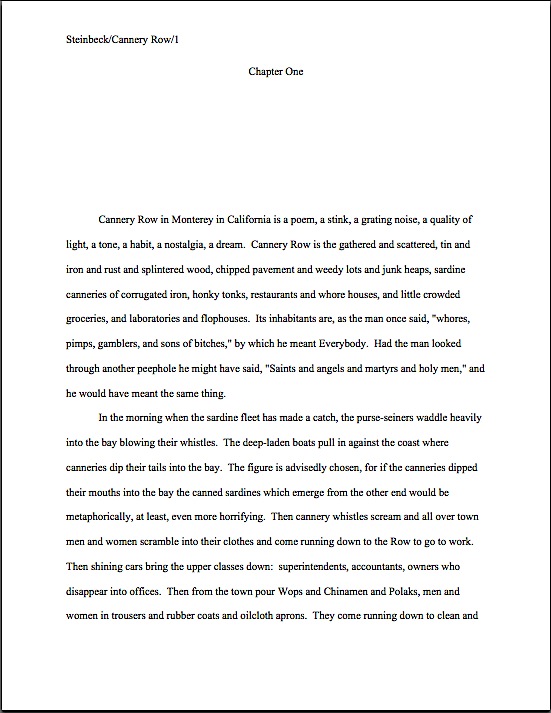 Cannery Row US letter