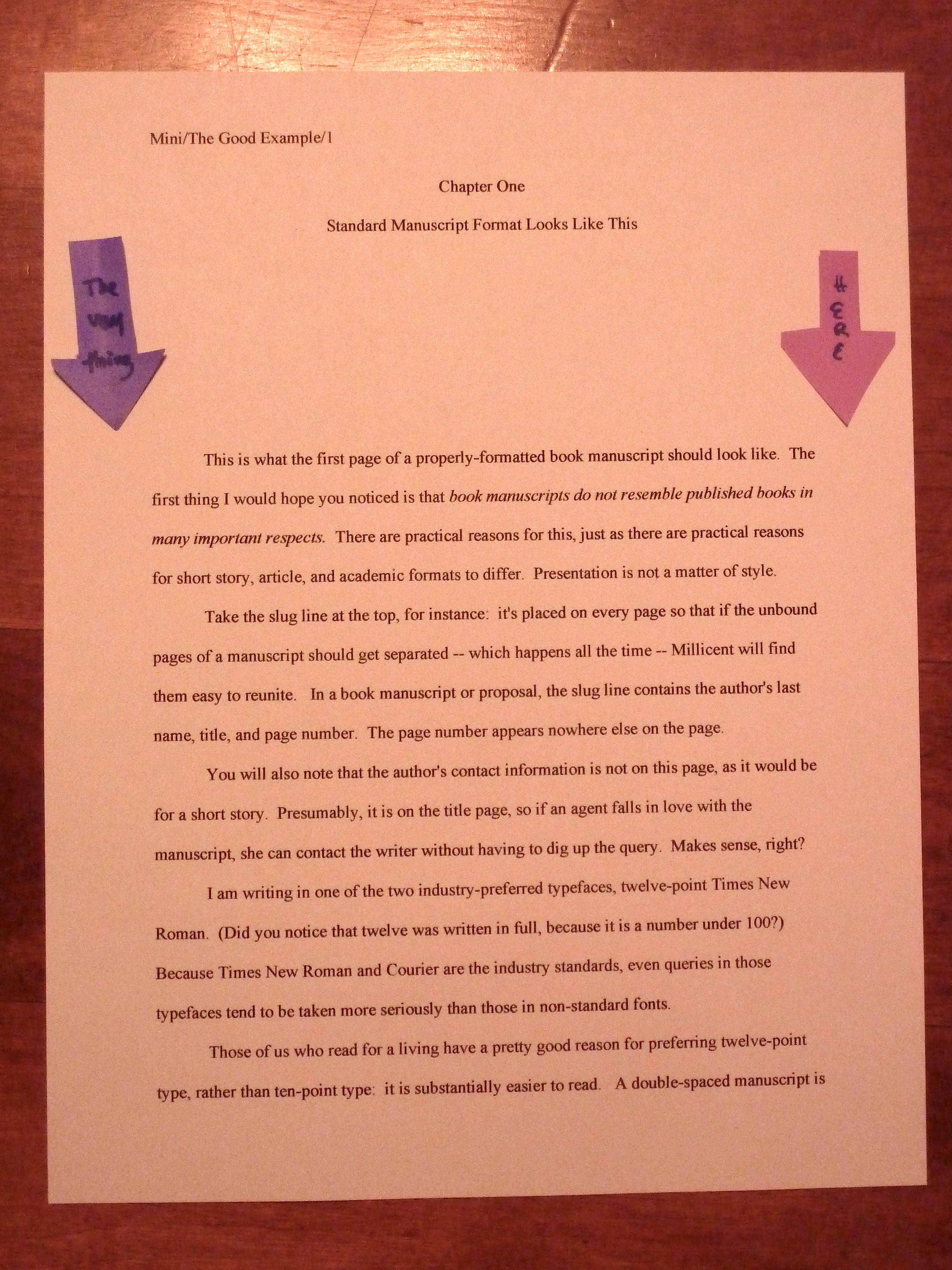What Does A Manuscript Look Like